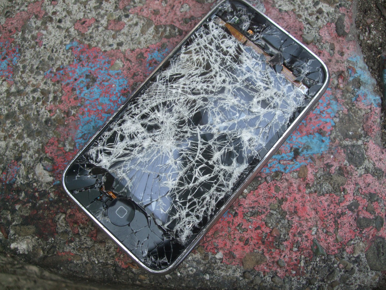 Cracked iPhone