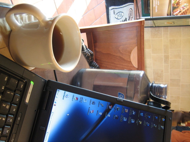 Telecommute.